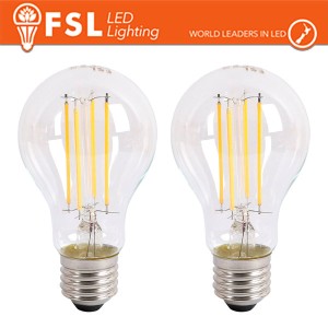 Lampadina LED Filamento A60 6.5W 3000K E27 FSL - confezione da 2 pezzi - foto 2