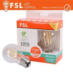 Lampadina LED filamento A60...