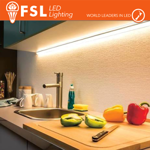 Profilo alluminio angolare 6063 2m argento cover opale FSL - foto 3