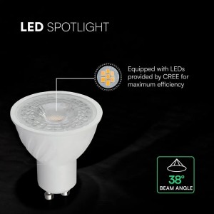 Faretto LED GU10 4,5W 38° CREE V-TAC VT-275 - foto 6