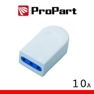 Presa 10A 2P+T bianca 250V...