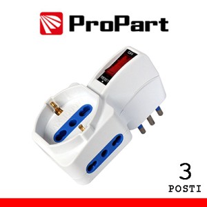 Adattatore 3 posti...