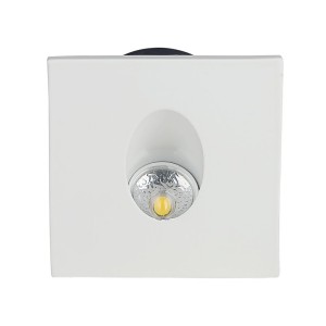 Faretto LED segnapasso quadrato da incasso 3W IP20 bianco V-TAC VT-1109 - foto 8
