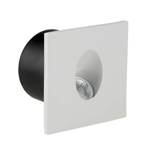 Faretto LED segnapasso quadrato da incasso 3W IP20 bianco V-TAC VT-1109 - foto 9