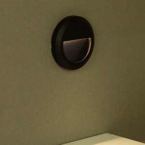 Faretto LED segnapasso rotondo 2W IP65 nero V-TAC VT-1142 - foto 2