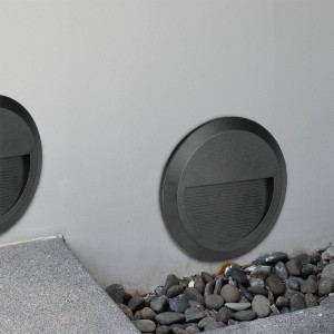 Faretto LED segnapasso rotondo 2W IP65 nero V-TAC VT-1142 - foto 3