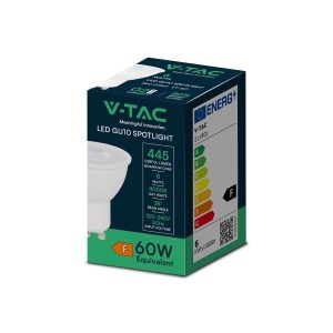 Faretto LED GU10 6W 445 lm 38° Bianco V-TAC VT-227-N-N - foto 3