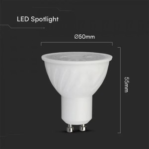 Faretto LED GU10 6W 38° dimmerabile V-TAC VT-227D - foto 4