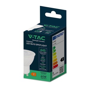 Faretto LED GU10 6W dimmerabile 445 lm V-TAC VT-247D-N-N - foto 4
