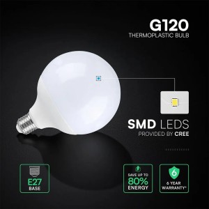 Lampadina LED E27 22W 2600lm G120 V-TAC VT-242 - foto 5