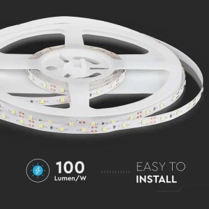 Strip LED SMD3528 4,2W/m 60 LED/m 5m 12V IP20 V-TAC VT-3528-60-IP20 - Bobina da 5 m - foto 6