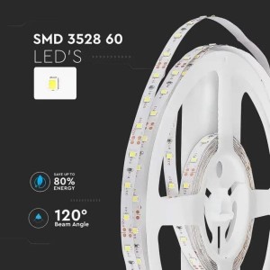 Strip LED SMD3528 4,2W/m 60 LED/m 5m 12V IP20 V-TAC VT-3528-60-IP20 - Bobina da 5 m - foto 9