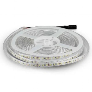 Strip LED 8W/m 12V IP65 5m 120 LED/m V-TAC VT-3528-120-IP65 - Bobina da 5 m - foto 2