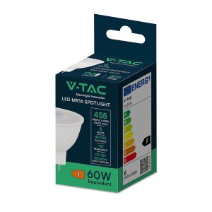 Faretto LED GU5.3 MR16 6W 12V 38° V-TAC VT-267-N-N - foto 3