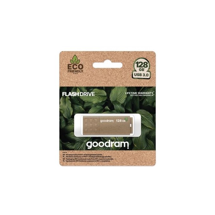 Pendrive GoodRAM 128GB UME3 GREEN USB 3.0 - retail blister Pendrive GoodRAM 128GB UME3 GREEN USB 3.0 - retail blister