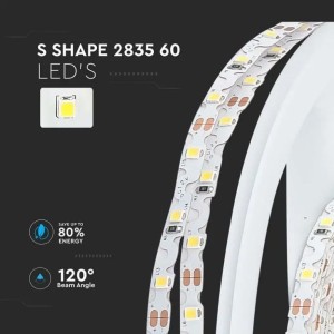 Strip LED 12V 5 m 4,2W/m V-TAC VT-2835-5 - Bobina da 5 m - foto 9