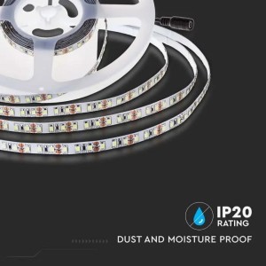 Striscia LED 8W/m 24V 5m IP20 V-TAC VT-2835 - Bobina da 5 m - foto 7