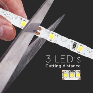 Striscia LED 18W/m 24V 5m 238 LED/m V-TAC VT-2835-238-IP20 - Bobina da 5 m - foto 8