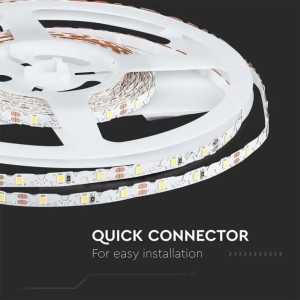 Striscia LED 18W/m 24V 5m 238 LED/m V-TAC VT-2835-238-IP20 - Bobina da 5 m - foto 9