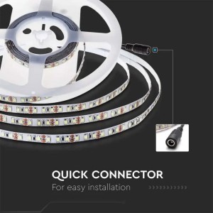 Striscia LED SMD2835 8W/m 24V 10m V-TAC VT-2835-7.5 - Bobina da 10 m - foto 6