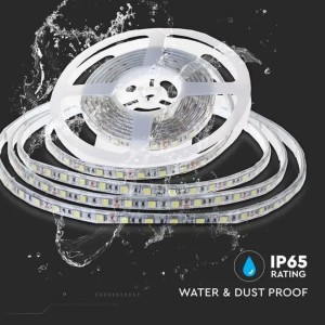 Striscia LED 8W/m 24V IP65 120 LED/m 10m V-TAC VT-2835-7.5 - Bobina da 10 m - foto 7