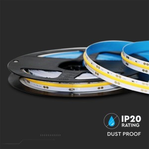 Striscia LED COB 10W/m 24V 5m 8mm V-TAC VT-COB-280 - Bobina da 5 m - foto 7