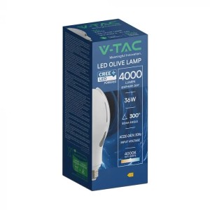 Lampadina LED E27 36W 4000lm Oliva V-TAC VT-240 - foto 2