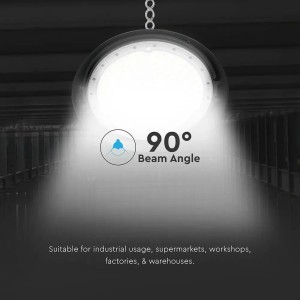 Campana industriale LED SMD 150W 90° IP65 nera V-TAC VT-92151-N - foto 6