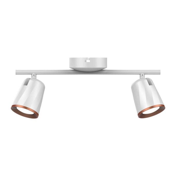 Faretto LED da muro doppio 10W IP20 bianco V-TAC VT-812