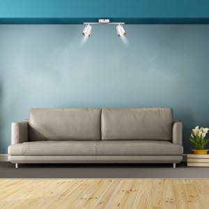 Faretto LED da muro doppio 10W IP20 bianco V-TAC VT-812 - foto 2