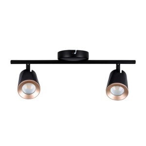 Faretto LED da muro doppio 10W orientabile nero V-TAC VT-812 - foto 6