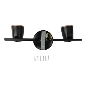 Faretto LED da muro doppio 10W orientabile nero V-TAC VT-812 - foto 7