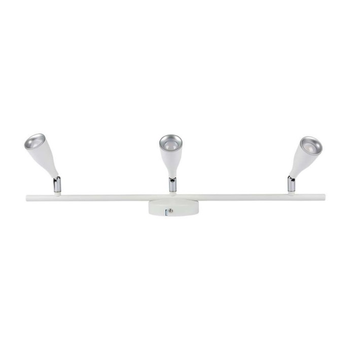 Faretto LED da muro triplo 13,5W bianco IP20 V-TAC VT-813