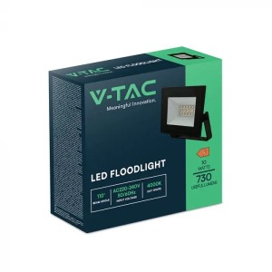 Faro LED SMD 10W IP65 nero V-TAC VT-44012 - foto 2