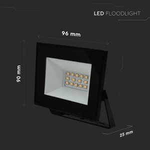 Faro LED SMD 10W IP65 nero V-TAC VT-44012 - foto 7