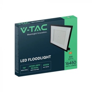 Faro LED 200W IP65 Nero V-TAC VT-44208 - foto 2