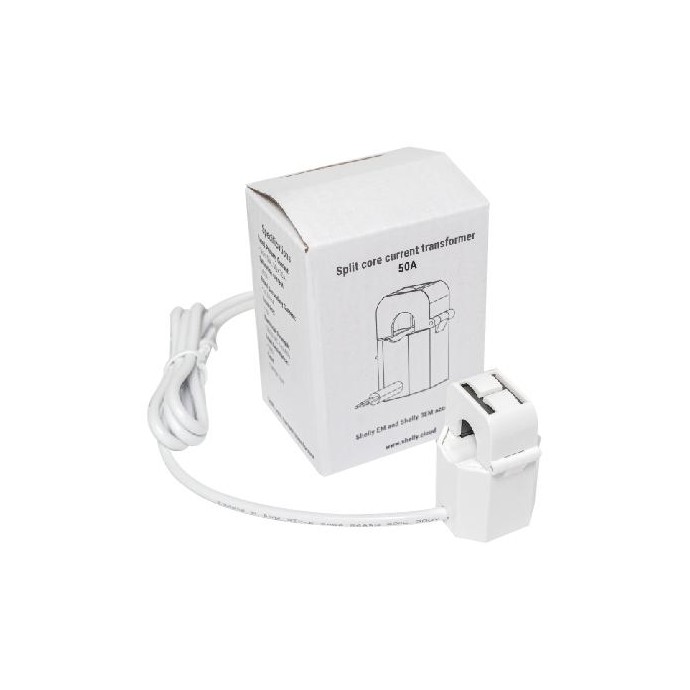 Pinza contatto amperometrica 50A Shelly - Trasform. di corr. Pinza contatto amperometrica 50A Shelly - Trasform. di corr.