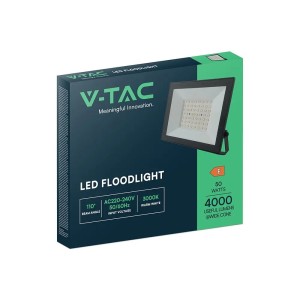 Faro LED 50W Slim IP65 Nero V-TAC VT-44054 - foto 4