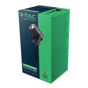 Faretto LED da giardino 10W IP65 nero V-TAC VT-80070 - foto 4