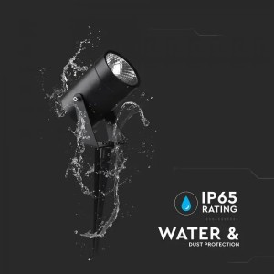 Faretto LED da giardino 10W IP65 nero V-TAC VT-80070 - foto 5