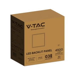 Pannello LED incasso 40W 4500lm V-TAC VT-61043 - foto 2