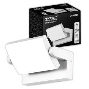 Applique LED da esterno 17W IP65 bianca V-TAC VT-11020-120-W - foto 3