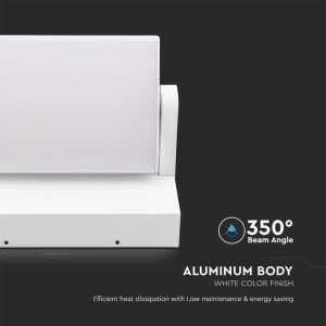 Applique LED da esterno 17W IP65 bianca V-TAC VT-11020-120-W - foto 5