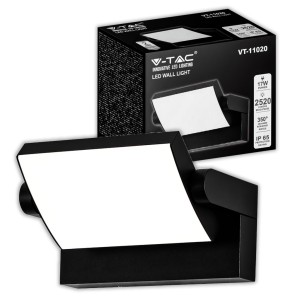 Applique LED da esterno 17W IP65 nera V-TAC VT-11020-120-B - foto 3
