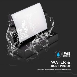 Applique LED da esterno 17W IP65 nera V-TAC VT-11020-120-B - foto 6
