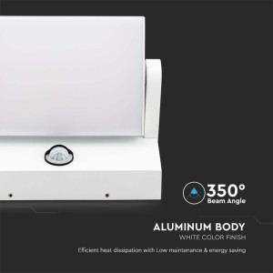 Applique LED da esterno 17W con sensore PIR IP65 V-TAC VT-11020S - foto 5