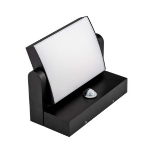 Applique LED da esterno 17W IP65 con sensore PIR nera V-TAC VT-11020-120-B - foto 7