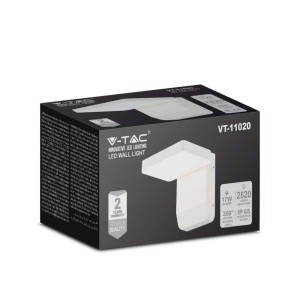 Applique LED da esterno 17W IP65 bianca V-TAC VT-11020-150-W - foto 3