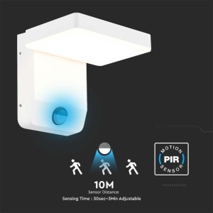 Applique LED da esterno 17W IP65 con sensore PIR V-TAC VT-11020-150-W - foto 4