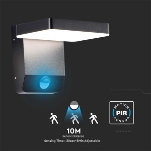 Applique LED da esterno 17W IP65 nera V-TAC VT-11020-150-B - foto 4